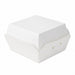 Mini scatola per hamburger in cartone bianco - 9,8 cm x 9,5 cm x 5 cm - 450 unità