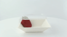 Coperchio in PET trasparente - 13,2 cm x 13,2 cm x 3,1 cm - Compatibile con 210ECOD1314 - 100 unità