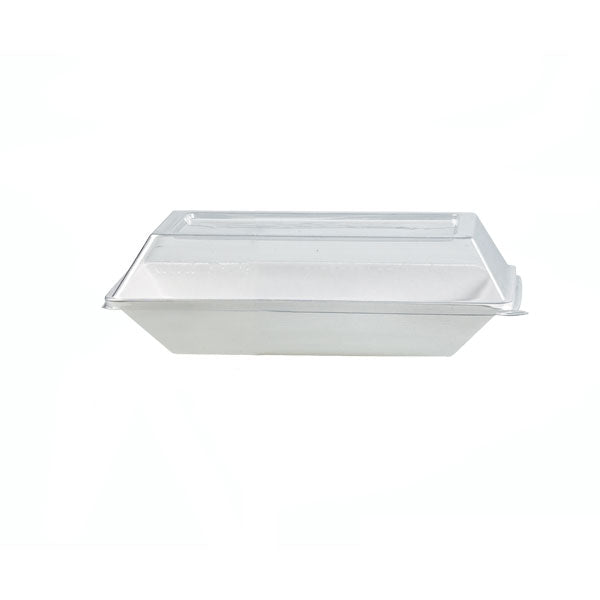 Coperchio in PET trasparente - 18 cm x 13,3 cm x 3 cm - Compatibile con 210ECOD1712, 210ECOD1712F - 100 unità