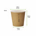 Bicchiere in cartone con PLA "Nature Cup" - 120 ml - Ø 6,2 cm - H 6 cm - 1000 unità - dimensions
