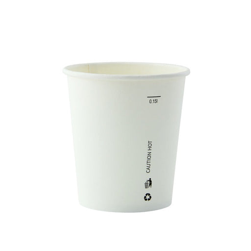 Bicchiere in cartone bianco "AirCup" - 180 ml - Ø 7,3 cm - H 7,9 cm - 1000 unità