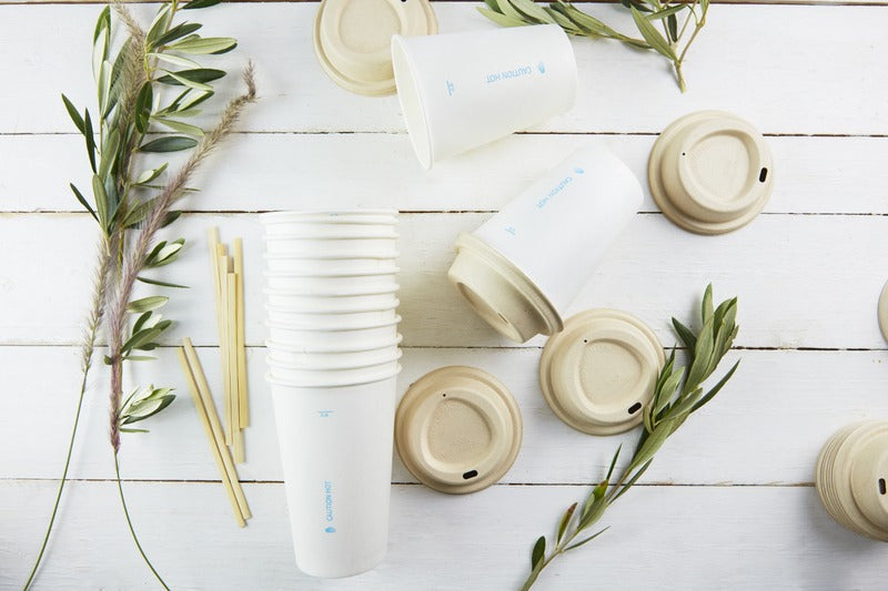 Bicchiere in cartone bianco "AirCup" - 230 ml - Ø 8 cm - H 9,2 cm - 1000 unità