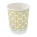 Bicchiere in cartone a doppia parete stampato senza plastica - 230 ml - Ø 8 cm - H 9,2 cm - 500 unità