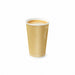Bicchiere in cartone a doppia parete beige "Rippley" - 120 ml - Ø 6,2 cm - H 6,2 cm - 1000 unità