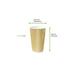 Bicchiere in cartone a doppia parete beige senza plastica "Rippley" - 120 ml - Ø 6,2 cm - H 6,2 cm - 1000 unità - dimensions