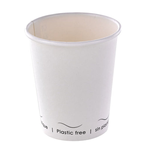 Bicchiere in cartone bianco senza plastica "Eden" - 230 ml - Ø 8 cm - H 9,2 cm - 1000 unità