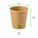 Bicchiere in cartone kraft "Zen" - 72 ml - Ø 5,4 cm - H 5,7 cm - 1000 unità - dimensions