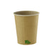 Bicchiere in cartone kraft "Zen" - 120 ml - Ø 6,2 cm - H 6,2 cm - 1000 unità