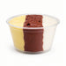 Coppetta da dessert in plastica PET - 210 ml - Ø 9,2 cm - H 5,5 cm - 1000 unità