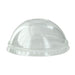 Coperchio a cupola in PET trasparente con foro - Ø 9 cm - H 4 cm - 1000 unità