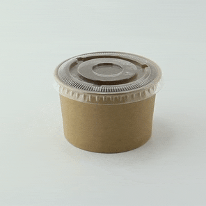 Coperchio piatto in PET trasparente - Ø 9 cm - 1000 unità