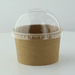 Coperchio a cupola in PET trasparente - Ø 7,4 cm - H 3,5 cm - 1000 unità