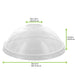 Coperchio a cupola in PET trasparente - Ø 11,4 cm - 500 unità - dimensions