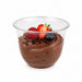 Coppetta da dessert in plastica PET - 270 ml - Ø 9,5 cm - H 6,5 cm - 1000 unità