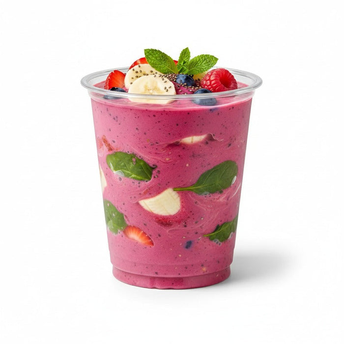 Coppetta da dessert in plastica PET "Finesse" - 375 ml - Ø 9,2 cm - H 10,62 cm - 1000 unità