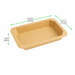 Vaschetta termosigillabile gastronorm 1/3 in cartone marrone con film PP - 1890 ml - 32,5 cm x 17,2 cm x 4,8 cm - 200 unità