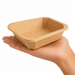 Vaschetta termosigillabile gastronorm 1/8 in cartone marrone - 16 cm x 13 cm x 4,5 cm - 300 unità