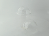 Coperchio a cupola in PLA trasparente con foro - Ø 9,6 cm - H 5 cm - 1000 unità