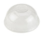 Coperchio a cupola in PLA trasparente con foro - Ø 9,6 cm - H 5 cm - 1000 unità