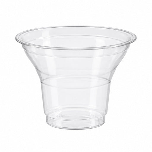 Coppetta da dessert in plastica PLA trasparente - 90 ml - Ø 7,6 cm - H 5,7 cm - 1000 unità