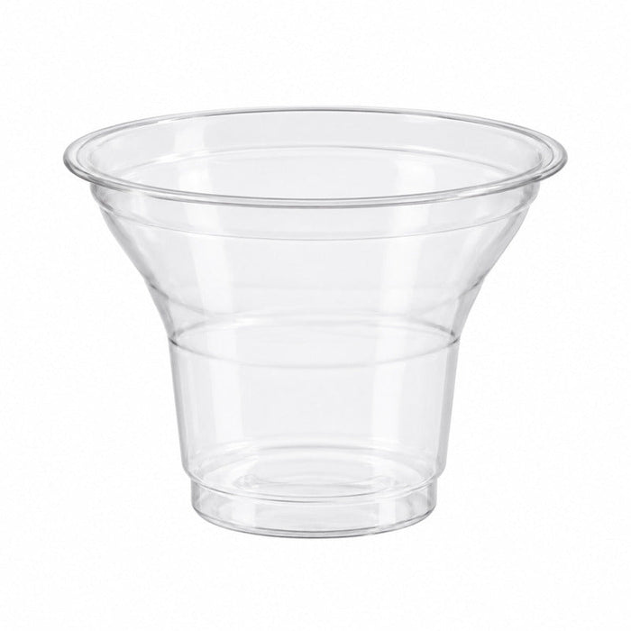 Coppetta da dessert in plastica PLA trasparente - 90 ml - Ø 7,6 cm - H 5,7 cm - 1000 unità