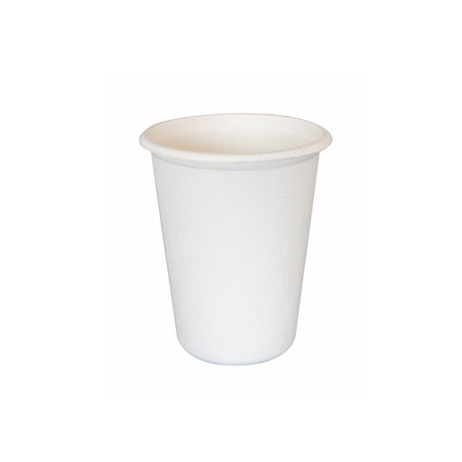 Bicchiere bianco in polpa di cellulosa - 400 ml - Ø 9 cm - H 10,5 cm - 1000 unità