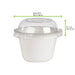 Coperchio in PET trasparente per bicchiere - Ø 11,6 cm - Compatibile con 210GPU350, 210GPU350F, 210GPU500, 210GPU500F, 210GPU501 - 500 unità - dimensions