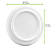 Coperchio bianco in polpa di cellulosa - Ø 11,6 cm - Compatibile con 210GPU350, 210GPU350F, 210GPU500, 210GPU500F, 210GPU501 - 500 unità - dimensions