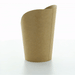 Bicchiere snack in cartone marrone - 360 ml - Ø 8 cm - H 11,7 cm - 1200 unità