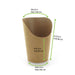 Bicchiere snack in cartone marrone - 230 ml - Ø 8 cm - H 9,8 cm - 1000 unità - dimensions