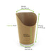 Bicchiere snack in cartone marrone - 325 ml - Ø 8,5 cm - H 13,3 cm - 1000 unità - dimensions