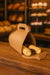 Scatola alta per pasticceria in cartone kraft marrone con manico - 18 cm x 14 cm x 16 cm - 50 unità