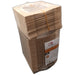 Scatola "Kray" quadrata in cartone marrone con coperchio a finestra - 350 ml - 11,5 cm x 11,5 cm x 4 cm - 250 unità