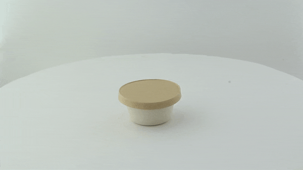 Coperchio in cartone kraft per caldo e freddo - Ø 6,2 cm - 1000 unità