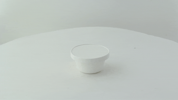 Coperchio in cartone bianco per caldo e freddo - Ø 6,2 cm - 1000 unità
