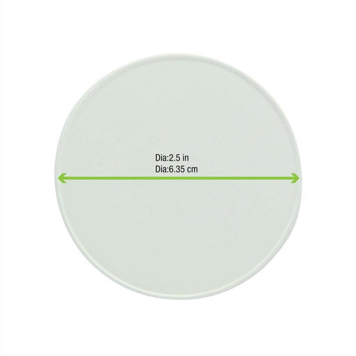 Coperchio in cartone bianco per caldo e freddo - Ø 6,2 cm - 1000 unità - dimensions