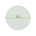 Coperchio in cartone bianco per caldo e freddo - Ø 6,2 cm - 1000 unità - dimensions