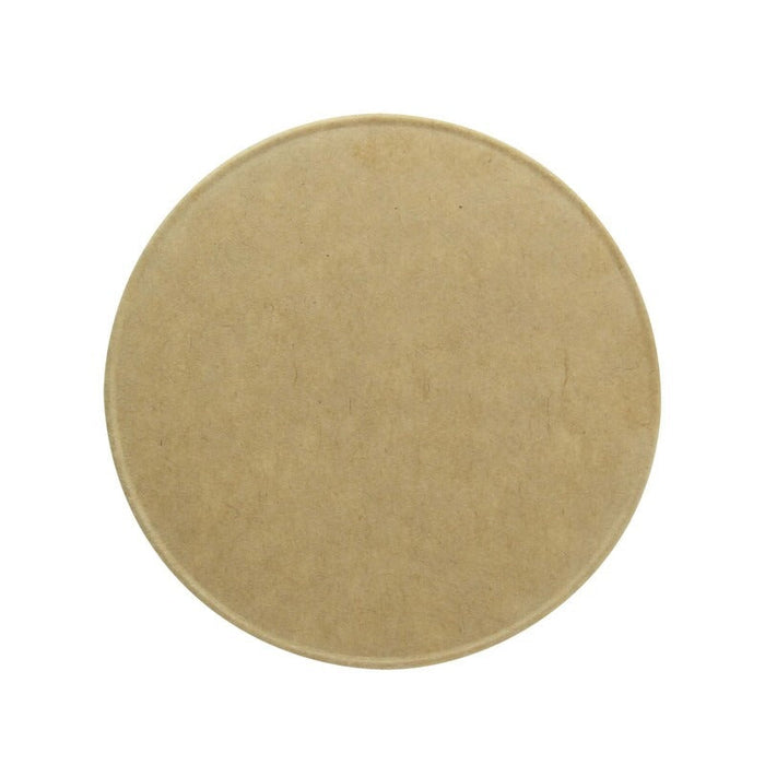 Coperchio piatto in cartone kraft - Ø 7,4 cm - 1000 unità