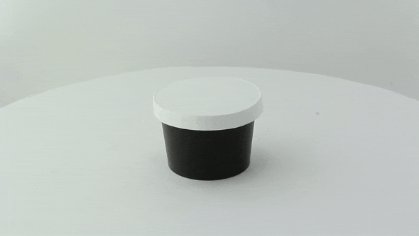 Coperchio in cartone bianco per caldo e freddo - Ø 7,4 cm - 1000 unità