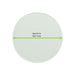 Coperchio in cartone bianco per caldo e freddo - Ø 7,4 cm - 1000 unità - dimensions