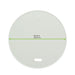 Coperchio in cartone bianco per caldo e freddo - Ø 9 cm - 1000 unità - dimensions