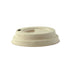 Coperchio a cupola marrone in polpa di cellulosa con beccuccio - Ø 6,2 cm - H 2,3 cm - 2000 unità