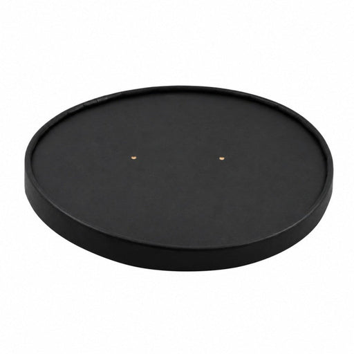 Coperchio piatto in cartone kraft forato per il vapore - Ø 18,5 cm - 360 unità