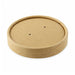 Coperchio in cartone kraft per caldo e freddo - Ø 9 cm - Compatibile con 210GPU12, 210GPU14, 210SOUP8, 210SOUPK13K, 210SOUPK8K - 500 unità