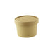 Coperchio in cartone kraft per caldo e freddo - Ø 9 cm - Compatibile con 210GPU12, 210GPU14, 210SOUP8, 210SOUPK13K, 210SOUPK8K - 500 unità