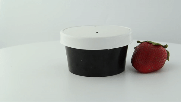 Coperchio in cartone bianco per caldo e freddo - Ø 9 cm - Compatibile con 210GPU12, 210GPU14, 210SOUP8, 210SOUPK13K, 210SOUPK8K - 500 unità