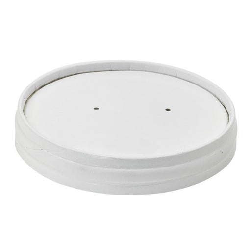 Coperchio in cartone bianco per caldo e freddo - Ø 9,7 cm - Compatibile con 210SOUP16, 210SOUP24, 210SOUPK17K - 500 unità