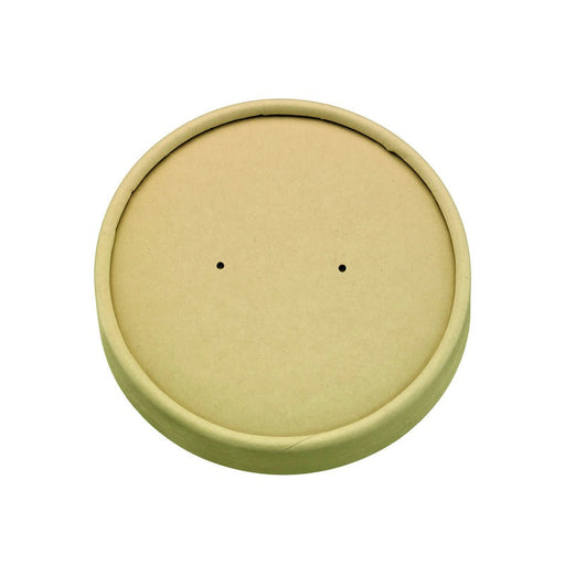 Coperchio piatto in cartone kraft senza plastica - Ø 15 cm - Compatibile con 210PCW750K, 210PCW750TF - 360 unità