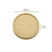 Coperchio piatto in cartone kraft senza plastica - Ø 15 cm - Compatibile con 210PCW750K, 210PCW750TF - 360 unità - dimensions