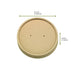 Coperchio piatto in cartone naturale in fibra di bambù senza plastica - Ø 18,5 cm - 360 unità - dimensions